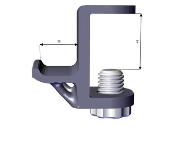 Headphone holder for desk. Jabra 75, etc.