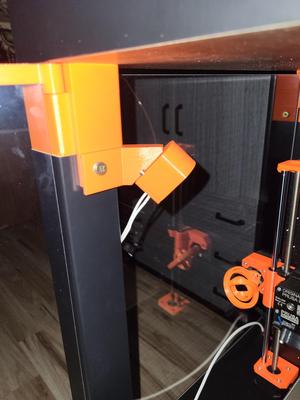 Corner light for G4 socket for Ikea Lack enclosure