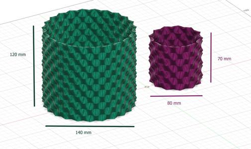 ZigZag-Design Plant Pot