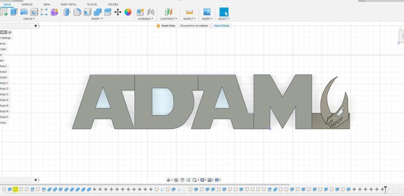 ADAM letters
