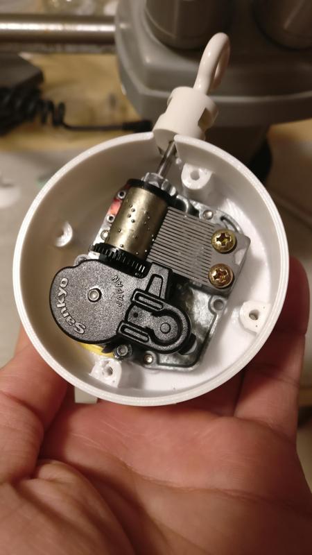 Music box shell, enclosure for sankyo wind-up clockwork