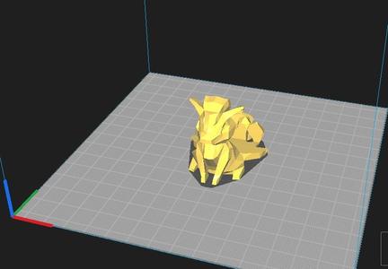 low poly pokemon vulpix cell phone holder