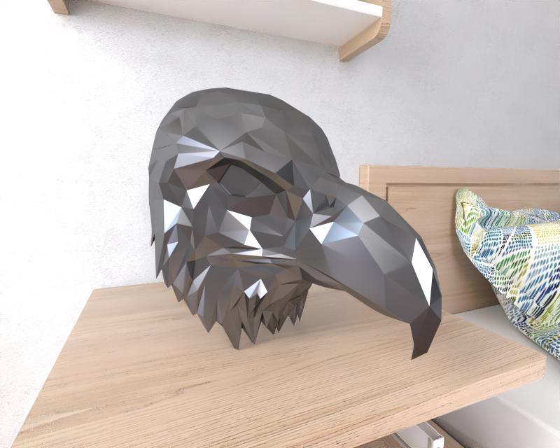 Eagle Head Lowpoly