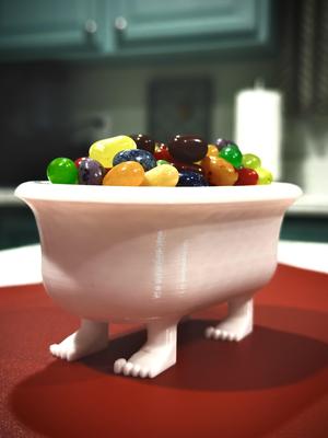 Bathtub Human Foot Bowl - Snack Bowl - Home Decoration