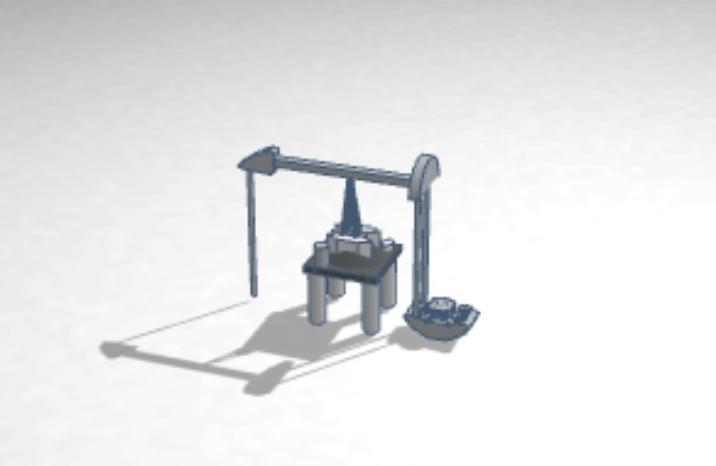 Oil Rig 3d Model
