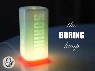 The Boring Lamp | Translucent