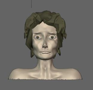 WOMEN'S BUST short hair