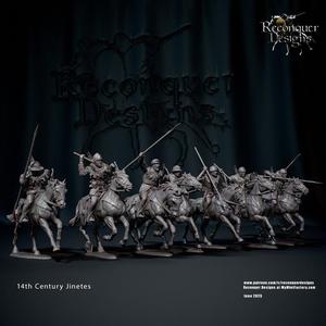 14th Century Jinetes (or mounted sergeants and Hobelars)