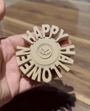 HALLOWEEN FIDGET TOY / SPINNER / PRINT IN PLACE 