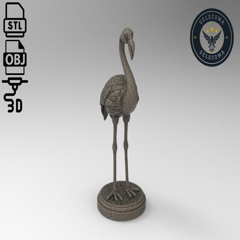Flamingo Animal 3d Printing