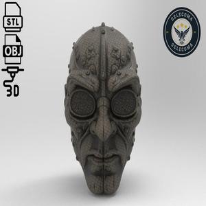 Leather Mask 3D Print Model