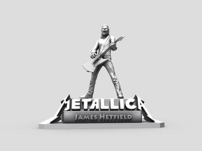 James Hetfield - Metallica 3D printing