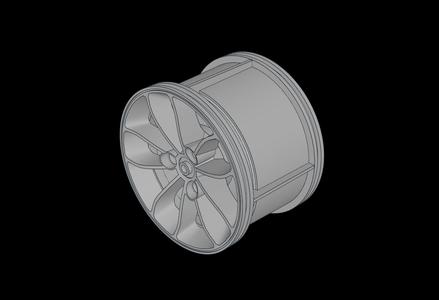 Lego Compatible (23800.dat) Wheel Rim 42 x 62 with 10 Spokes and  3 Pegholes