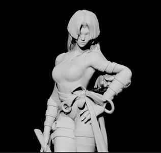 Psylocke, X-men, Clothed Action Figure, from Marvel Rivals for 3d printing