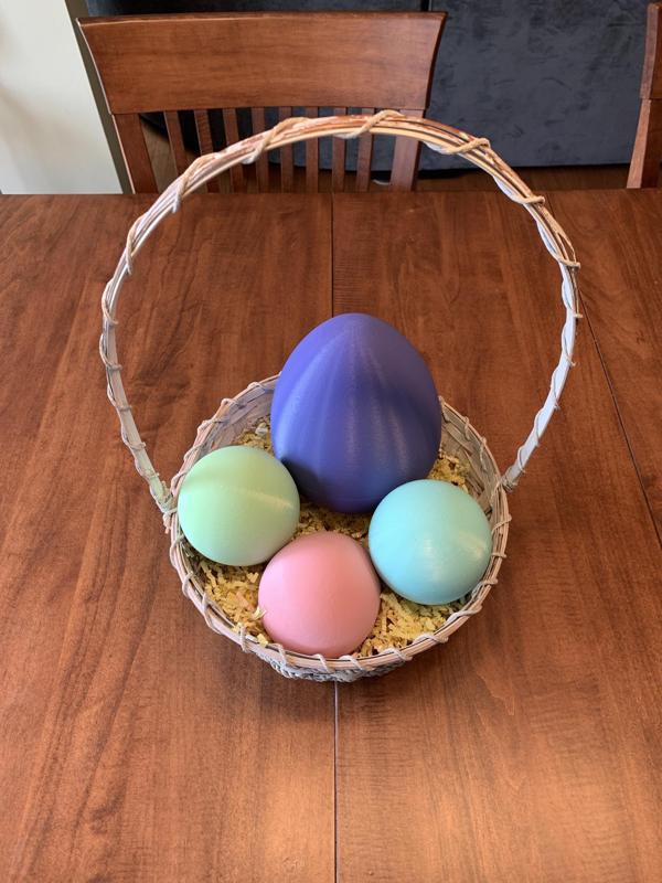 Two-Piece Magnetic-Closure Egg