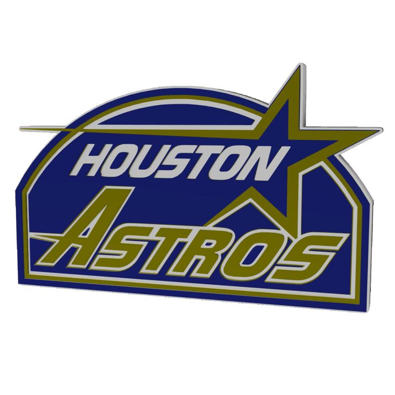 3D MULTICOLOR LOGO/SIGN - Houston Astros v2