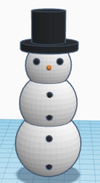 Cute Snowman Ornament