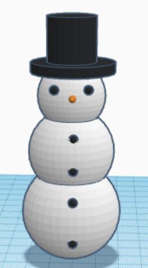 Cute Snowman Ornament