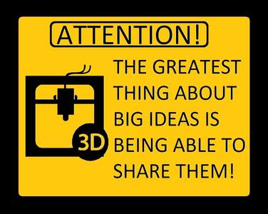 THE GREATEST THING ABOUT BIG IDEAS IS BEING ABLE TO SHARE THEM !  sign