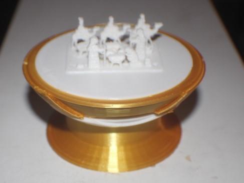 Lighted Nativity Display