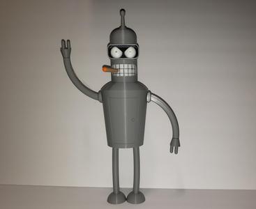 Bender Bending Rodriguez from Futurama Model