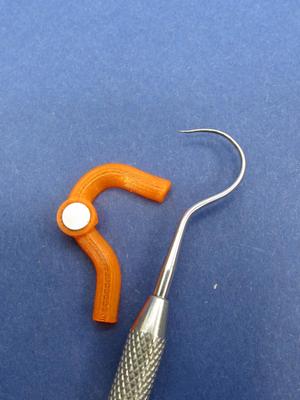 Protector dental hook