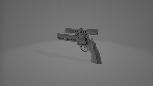 Kellogg's pistol w/ scope from Fallout 4