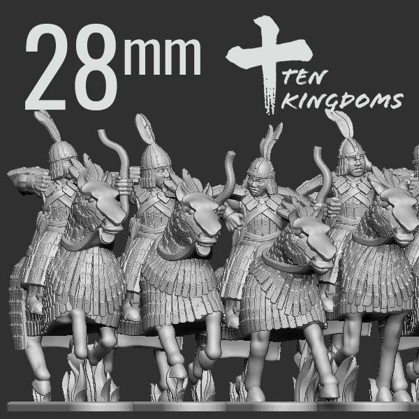 28mm Khitan-Liao Armoured Archer Armoured Horse
