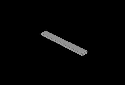 Lego Compatible (4162.dat) Tile 1 x 8