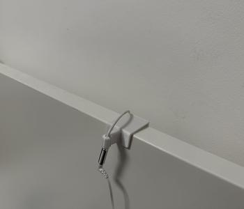 Ikea Malm Bed Headphone Cable Holder