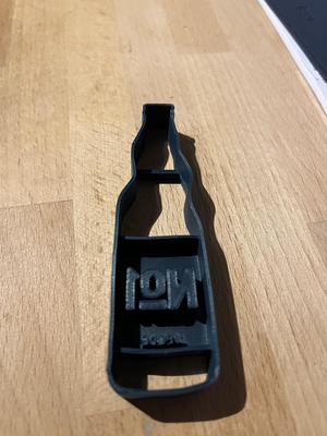Beer bottle cookie cutter (Welde)