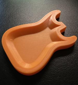 Strat Shaped Pick Tray