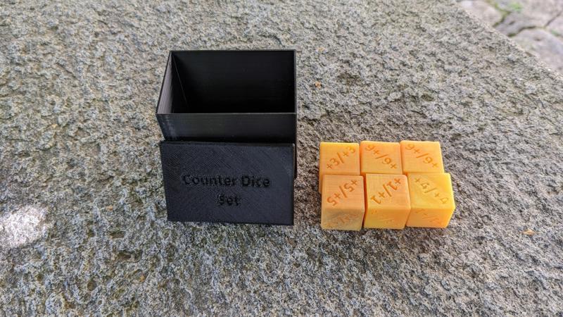MTG counter dice set