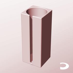 CS68-190-S Slotted Modular Stacking Storage Boxes | Printable Objects - Infinite Containers | stl file for 3d printing