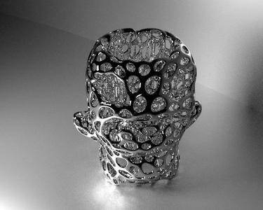 Pencilpot-Monster - Voronoi Style