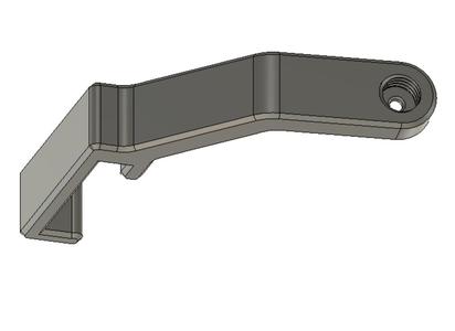 Prusa i3 Mk3 Filament Guide for PTFE Fitting M10, with end stop