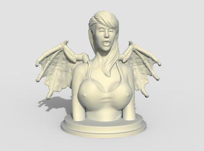 Vampire girl Aisa bust