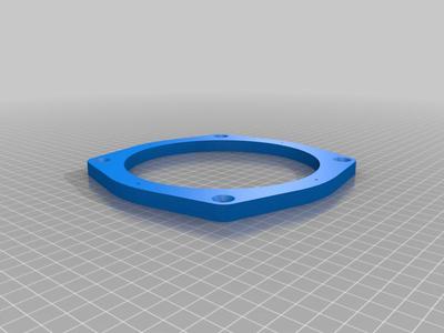 Speaker spacer 165 mm Mitsubishi Pajero 3