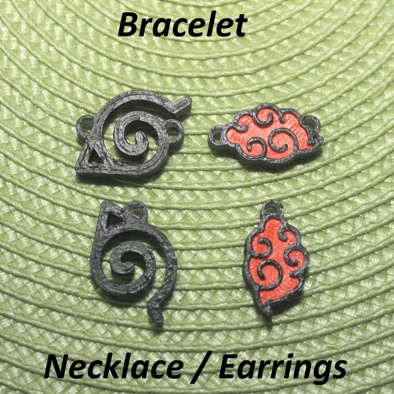 4 Naruto #3 Necklaces, Bracelets, Earrings, Jewelry