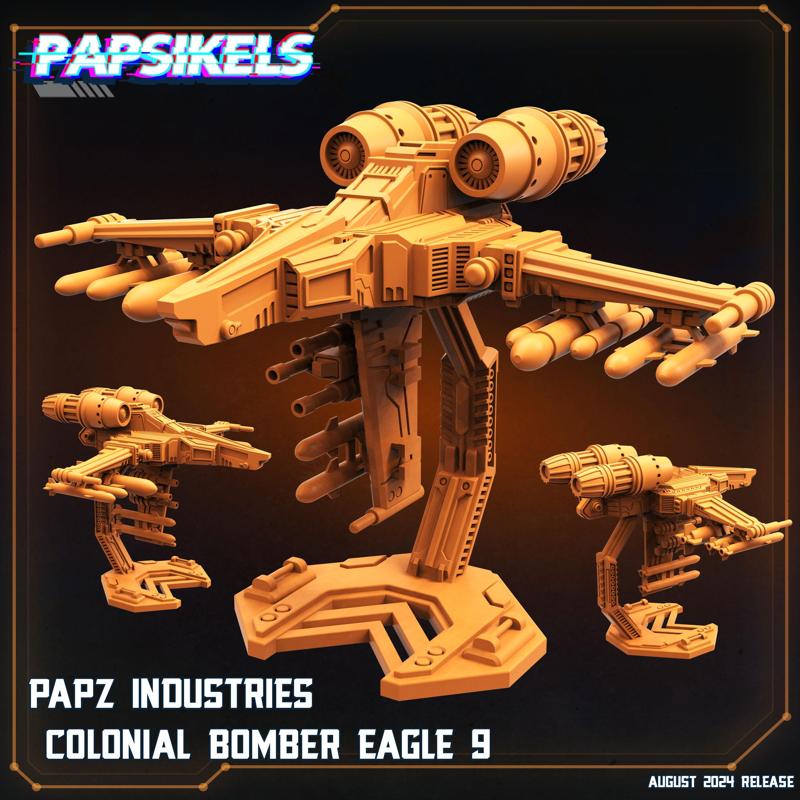 PAPZ INDUSTRIES COLONIAL BOMBER EAGLE 9