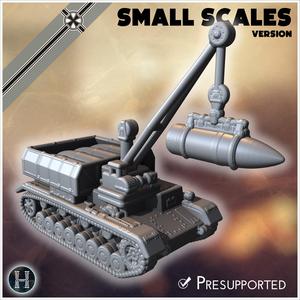 Panzer IV Ausf D/E "Fahrgestell" munition carrier (for Mörser Karl Karl-Gerät siege mortar) (small scales version) - Germany Eastern Western Front Normandy Stalingrad Berlin Bulge WWII 4mm 6mm 10mm 12mm