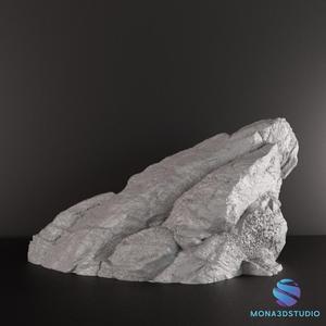 Realistic Rock Terrain for Dioramas & Wargaming – Presupported STL