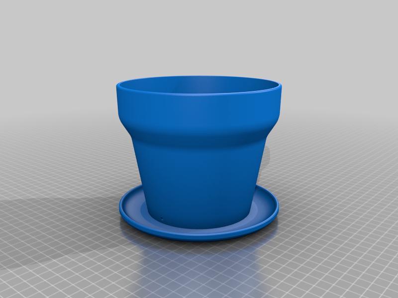 Simple Planter with Integrated Cup