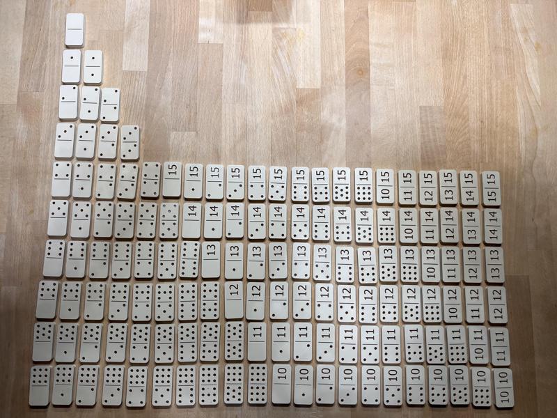 094 Vorsicht: Spielende Zahlen! Domino 15x15