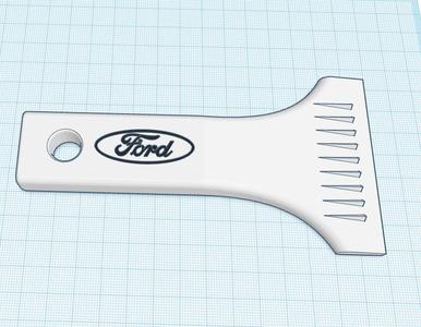 Ice scraper Ford
