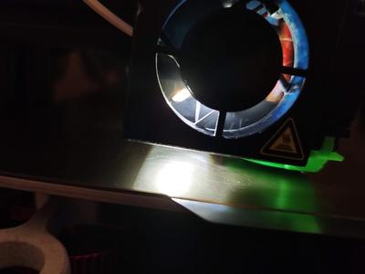 led light place holder for ender 3 pro