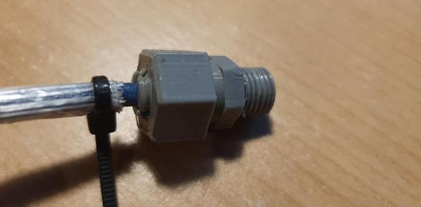 PTFE Bowden tube clamp fitting