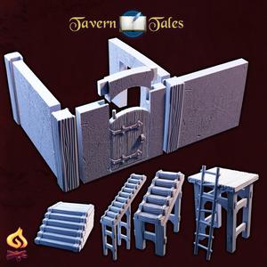 Modular Walls, Stairs, Ladders