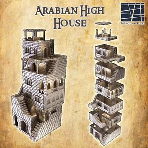 Arabian High House 28 mm Tabletop Terrain