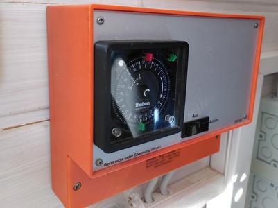 Rahmen für Deckel einer Zeitschaltuhr / Timer switch cover frame